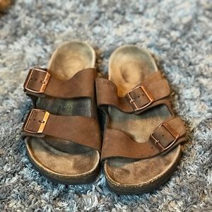 Brown Birkenstocks